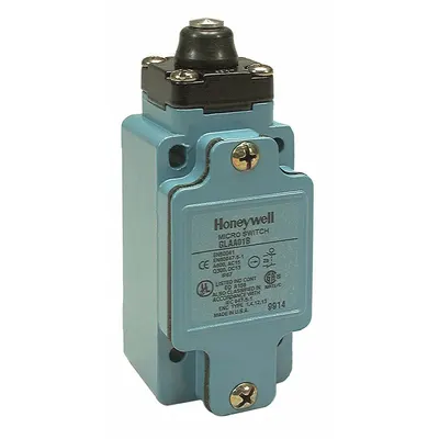 Honeywell Non Plug-In Limit Switch: Plunger Actuator, Metallic, Plunger, 4 Mounting Holes - Top-Mount Plunger Limit Switches