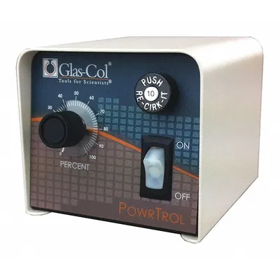 GLAS-COL Power Control: 120V AC, 55°C, -1°C - Heating Mantle Temperature Controllers