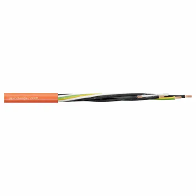 CHAINFLEX Motor Cable: 10 AWG, 4 Conductors, Order by the Foot, PUR Jacket - Continuous Flexing Power Cables