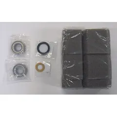 Rebuild kit for regenerative blowers, containing replacement components for servicing models 4Z753 and VFC508P-2T. Used in industrial applications such as pneumatic conveying, aeration, and vacuum systems to restore blower performance.