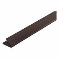 LORIENT Fire and Smoke Seal: Bulb, Self-Adhesive Mounting, Std, Elastomeric/Graphite/PVC, Brown (MPN ES992B-100)