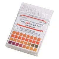 HACH pH Paper: 0.5 mg/L, Glass, Pack, 2601300, 100