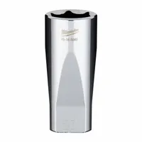 MILWAUKEE Socket Extension: SAE, 3/8 in Drive Size, 20 mm Socket Size, 6-Point, Deep, Chrome (MPN 45-34-8040)