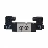 NAMUR Soleniod Valve: DNMR, Double Solenoid, 12V DC, 4 Ports, 1/4 in NPT Inlet, 1/4 in NPT Outlet (MPN DNMR-D12)
