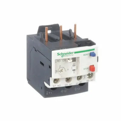 SCHNEIDER Overload Relay: Thermal Protection, 3 Poles, 1NO/1NC, Phase Loss Sensitivity - IEC Thermal Overload Relays