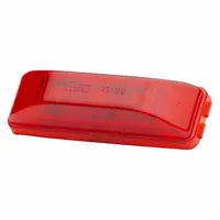 GROTE Clearance Marker Lamp: Clearance Light, LED, Rectangular, Red, Bracket, Male Pin Connector (MPN G1902)