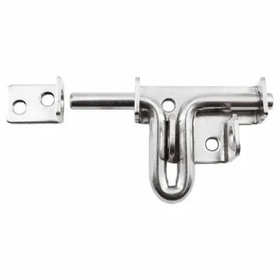 SUGATSUNE Gate Latch: Gate Latch, Padlock, 9 mm Bolt Head Dia, 3/8 in Max Shackle Dia - Gate Latches