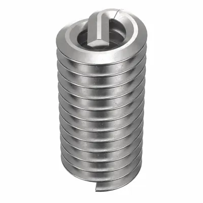 HELI-COIL Helical Insert: Tanged Tang Style, Free-Running, #4-40 Thread Size - Free-Running Tanged Helical Inserts