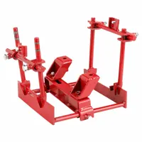 This transmission jack adapter is designed for use with compatible transmission jacks, enabling secure attachment for lifting and positioning during removal or installation. It has a 0.5 ton load capacity and is intended for use with lift equipment such as the HTJ-1000