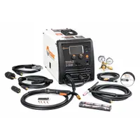HOBART Multiprocess Welder: Multi-Handler 200, DC, MIG/Stick/TIG Pack (MPN 500578)