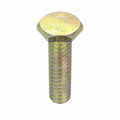 SEMS Screw: #10 Size, 3/4 in Lg, Steel, Zinc Yellow, External Hex, Hex Washer - Hex Head Washer Sheet Metal Screws