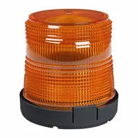 GROTE Flashing Beacon: Flashing Beacon, Amber, 4 1/4 in Overall Wd, 4 3/16 in Overall Ht, LED (MPN 79183)