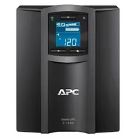APC BY SCHNEIDER ELECTRIC Smart UPS: Single Phase, 1.44 kVA Power Rating, 120 V Input, 120 V Output (MPN SMC1500C)