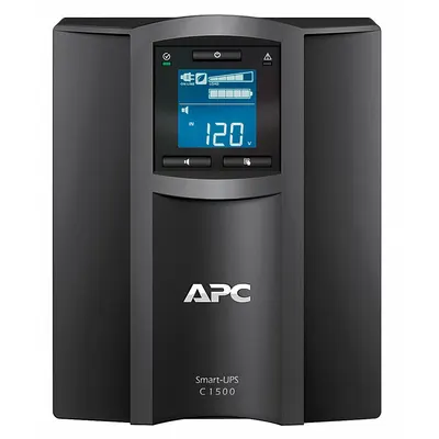 APC BY SCHNEIDER ELECTRIC Smart UPS: Single Phase, 1.44 kVA Power Rating, 120 V Input - Line Interactive UPS Systems