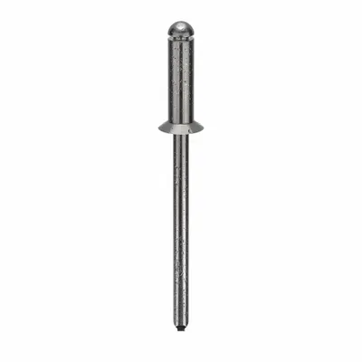 OEM Flush-Mount Blind Rivet, 1/8 in dia, 1-1/2 in L, Steel, 500 PK - Flush-Mount Blind Rivets