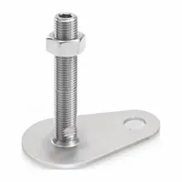 JW WINCO Male-End Leveling Mount: Swiveling Stud, 3/4"-10 Thread Size, 4,496 lbf Capacity (MPN 43-80-3/4X10-150-D0-UK)