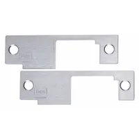 HES Electric Strike Faceplate: 1 1/4 in Wd, 4 7/8 in Ht (MPN 851M 630)