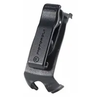 MOTOROLA Holster with Swivel Belt Clip: Fits Motorola, For CLP Series, Black, Plastic, Plastic (MPN HKLN4438B)