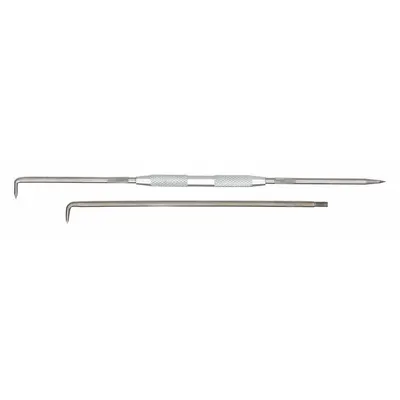 WESTWARD Machinist Scriber: Straight, Steel, Knurled, Nonmagnetic, Permanent Tip - Double-End Scribers