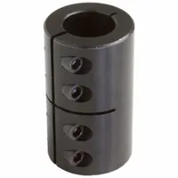CLIMAX METAL PRODUCTS Rigid Shaft Coupling: 1 1/8 in Bore Dia 1, 1 1/8 in Bore Dia 2, Round, Inch (MPN ISCC-112-112)