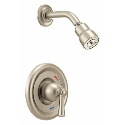 CFG Shower Faucet: Capstone, 2.5 gpm Fixed Showerhead Flow Rate, Brass - Shower Faucets with Fixed Showerheads