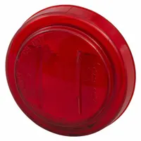 GROTE Clearance Marker Lamp: Clearance Light, LED, Round, Red, Bracket/Grommet, 2 1/2 in Overall Dia (MPN 46142)