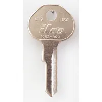 Key Blank: Compatible with Master Locks, Key ID # M19, 4 Pins, Brass (MPN 1092-900-M19)