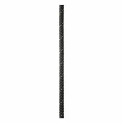 Static kernmantle rope with 13/32 in diameter and 600 lb working load limit. Constructed from black nylon for minimal stretch in rigging, climbing, and industrial positioning applications.
