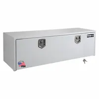 BUYERS PRODUCTS Underbody: Underbody Truck Box, Single Drop-Down Door Door, 24 in Overall Dp, White (MPN 1708410)