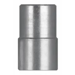 This adapter is designed for use with KombiSIGN 71/72 series modular tower lights. It features a threaded mount and screw connection for secure attachment of light modules. Overall height is 1 3/4 in, overall diameter is 1 1/16 in. Suitable for industrial signaling applications such as machinery status indication.