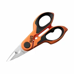 These plastic-handle scissors feature serrated, pointed stainless steel blades with an overall length of 6 1/2 inches. Designed for cutting wire, the ambidextrous handles provide comfortable use for both left- and right-handed operators.