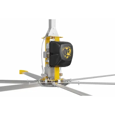 BIG ASS FANS Ceiling Fan: 193,396 cfm Airflow, 24 ft Blade Dia, Variable Speeds, 400 to 480V AC - Industrial Ceiling Fans