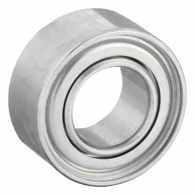 EZO Miniature Ball Bearing: R144, Dbl Shield, 1/8 in Bore, 1/4 in OD, 0.109 in Wd - High-Precision Radial Ball Bearings