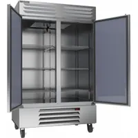 BEVERAGE-AIR Refrigerator: 46.2 cu ft, 84 1/4 in Ht, 33 1/2 in Dp, Yes Energy Star Compliant (MPN RB49HC-1S)