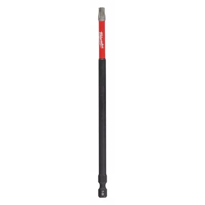 MILWAUKEE Driver Bit: Power Bit, T30 Bit Size, Imperial, Torx Head, T30 Bit Industry Size - Impact Torx Bits