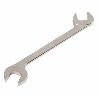 TEKTON Open End Wrench: Chromium Molybdenum Steel, Satin, 11/16 in Head Size - SAE, Double End, Open End Wrenches