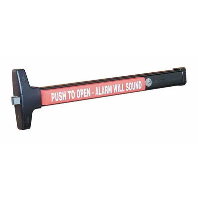 DETEX Exit Device: 36 in Max Door Wd - Rim Push Bars