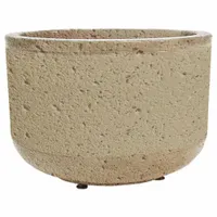 Planter Bollard: Circle, Beige, 24 in Overall Ht, Round Shape, Beige (MPN TF4090W22)