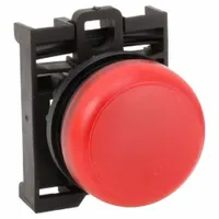 EATON Pilot Light Head: 22 mm Panel Mounting Hole Dia, Red, Smooth, LED, M22 Series (MPN M22-L-R)