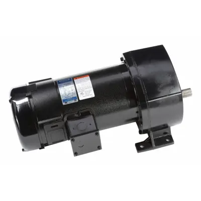 LEESON Parallel Shaft Gearmotors: Parallel, 90V DC, TEFC, 33 RPM, 822 in-lb Max Torque - Parallel Shaft DC Gearmotors