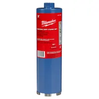 MILWAUKEE Coring Bit: 2 in Core Dia, 10 in Max Drilling Dp, 10 in Overall Lg (MPN 48-17-0020)