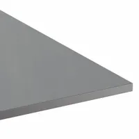 FIBERGRATE Fiberglass Sheet: 4 ft Overall Wd, 8 ft Overall Lg, 0.5 in Thick, Dark Gray, Smooth (MPN 16013225)