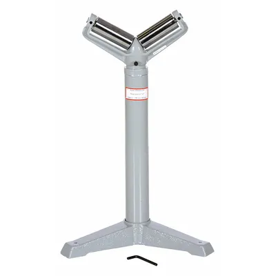 OEM Material Support Stand: 5 in Roller Wd - V-Roller Material Support & Transfer Stands
