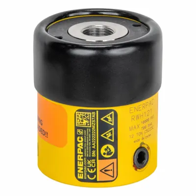 ENERPAC Hollow Plunger Cylinder: 13,800 lb Nominal Capacity, 5/16 in Nominal Stroke Lg - Hollow Plunger Workholding Rams
