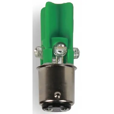 EDWARDS SIGNALING Compact LED Bulb: LED, Double Contact Bayonet (BA15d), (T) Tubular, T3-1/4 - BA15d Double-Contact Bayonet Base Lamps