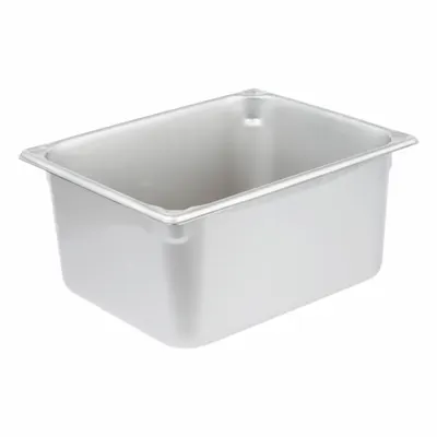 VOLLRATH Steam Table Pan: Half Size, Rectangular, 20 ga Gauge, 10 qt Capacity - Steam Table Pans