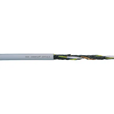 CHAINFLEX Control Cable: 16 AWG, 25 Conductors, Order by the Foot, PUR Jacket - Continuous Flexing Control Cables