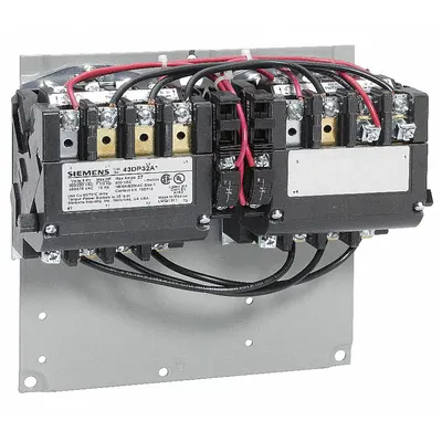 Siemens Magnetic Contactor: Reversing, 3 Poles, NEMA Size 1, 27 A - Reversing NEMA Contactors