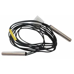 Replacement discharge temperature sensor for SCOTSMAN ice machines. Monitors discharge temperature to support proper machine operation and prevent overheating. Genuine OEM component.