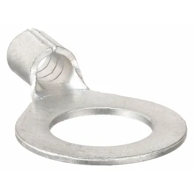 BURNDY Ring Terminal: Bare, 5/8 in Stud Size, 8 AWG to 8 AWG Wire Sizes, 600 V - Non-Insulated Ring Terminals